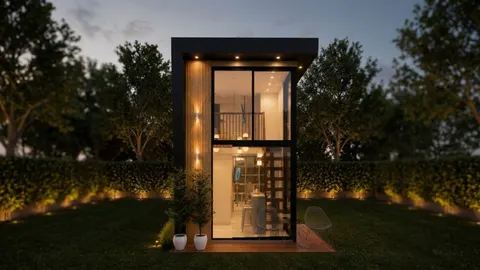 Render do modelo ATTHOS 17 Mezanino